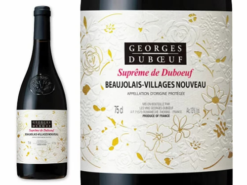 ジョルジュ デュブッフ ボジョレー・ヴィラージュ ヌーヴォー シュプレーム デュ デュブッフ 2021 赤ワイン 750ml ミディアムボディ【ボジョレーヌーボー 2021】