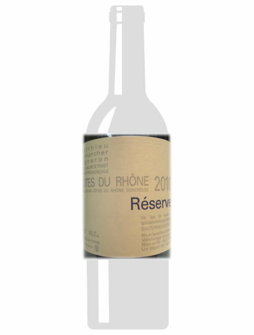 コート・デュ・ローヌ・レゼルヴ2010マチュ・デュマルシュ